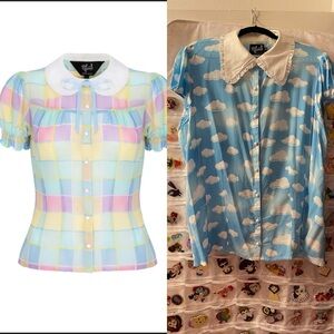 Hell Bunny cloud blouse
